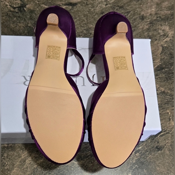 ERIJUNOR Satin Bridal Wedding Shoes #744, 745 - Picture 8 of 13